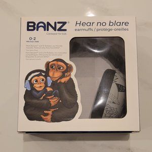 Baby Banz baby earmuffs - graffiti print